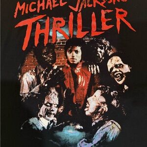 Michael Jackson Thriller Black T-Shirt Size Large